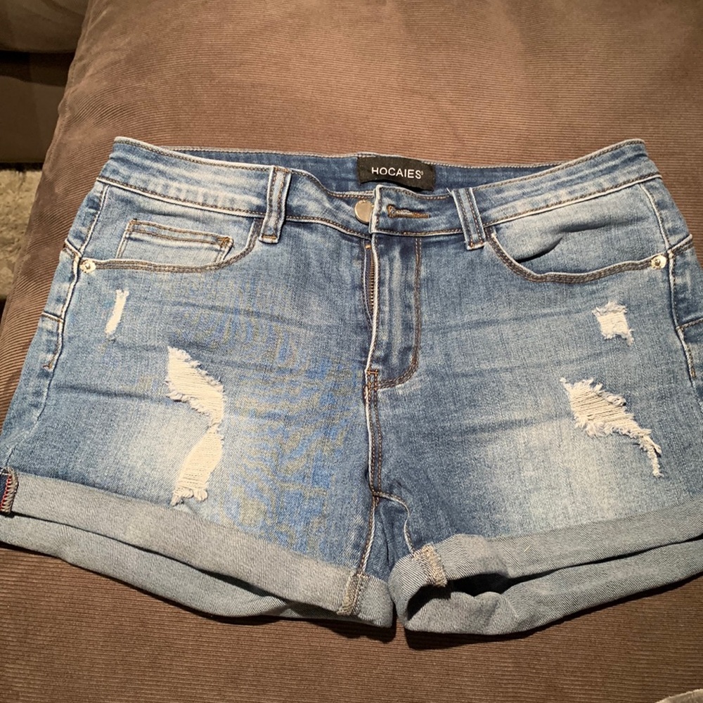Hocaies Stretch Denim Shorts Size 6